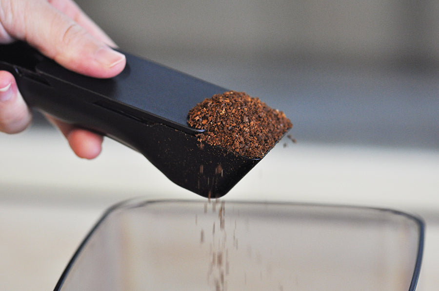 measuring coffee scoop
