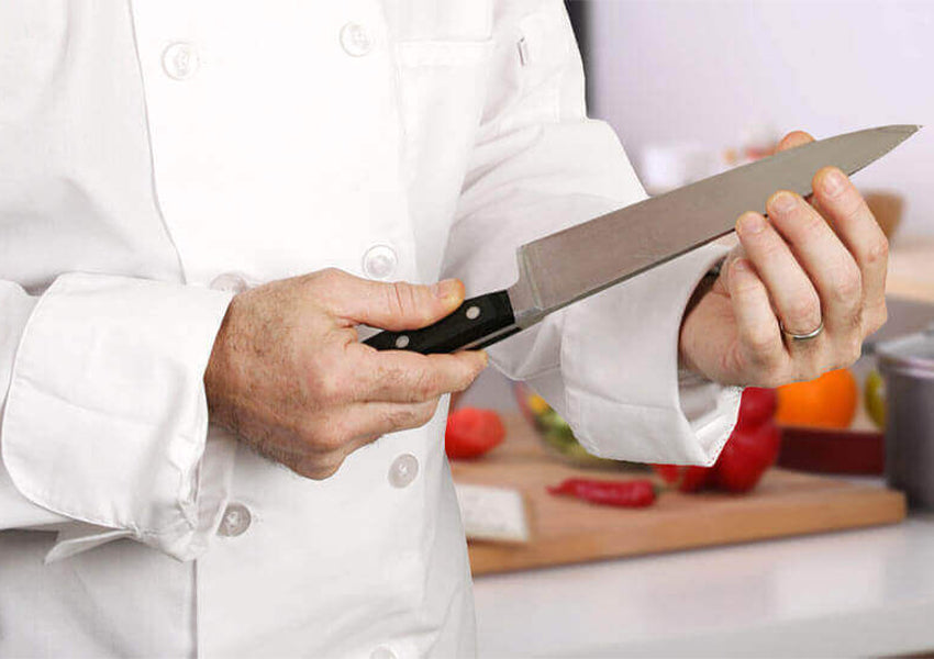 Safe Cutting Board and Knives