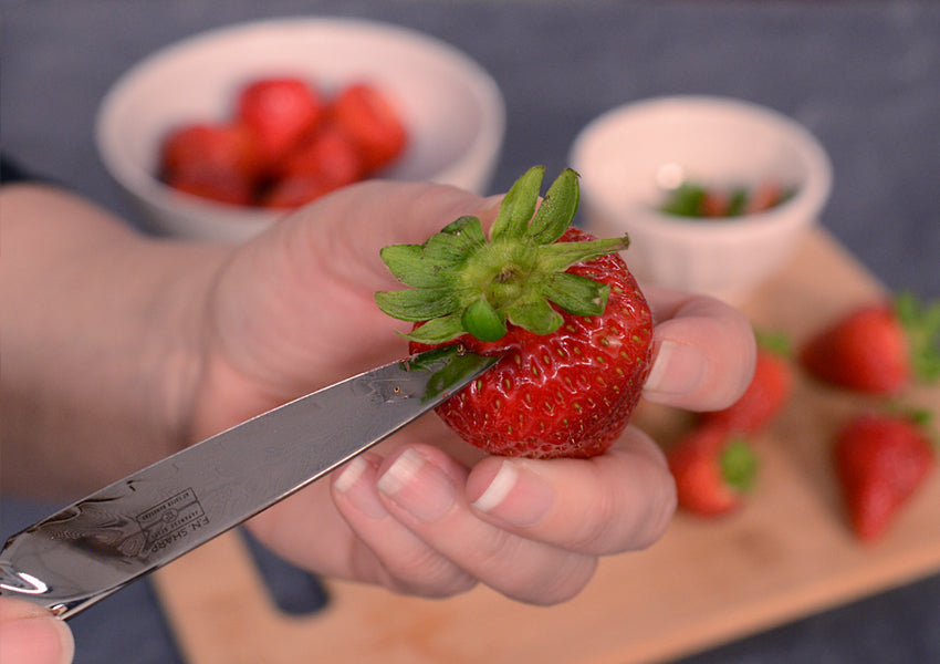 Strawberry Fruit Slice Press: Stainless Steel Cutting Fruit Tool