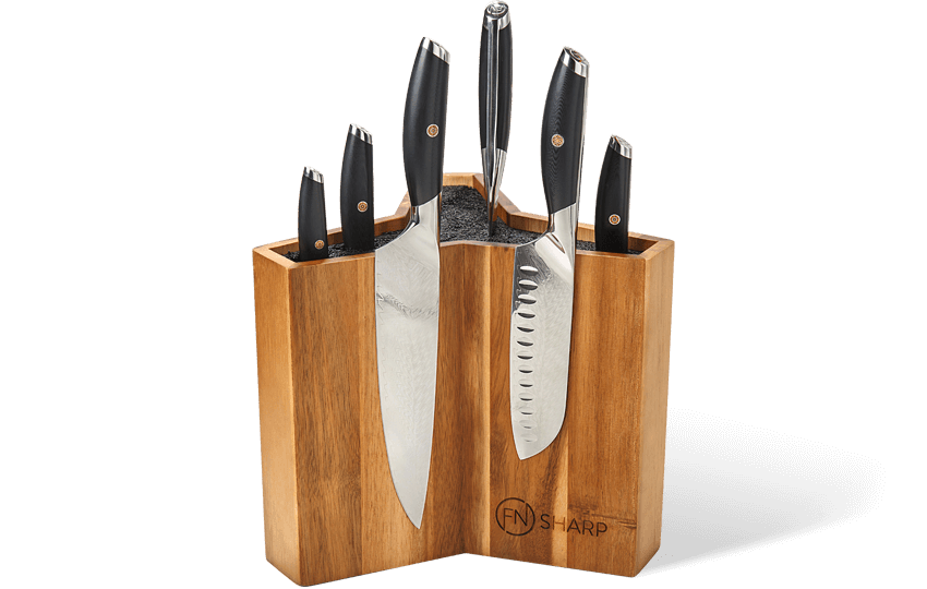 HARO CUTLERY Pacific Series 3 Piece Chef Knife Set Professional | Damascus  Kitchen Knife Set | VG10 Kitchen Knives Set | Cooking Knives Set for