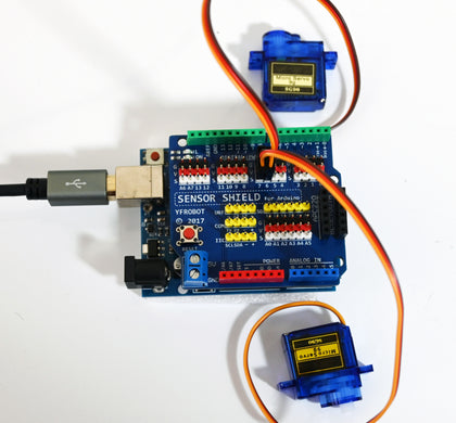 Arduino Uno向け センサーシールド 2.54ピン端子版