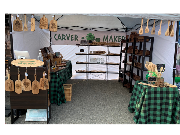 Carver Maker Market Booth