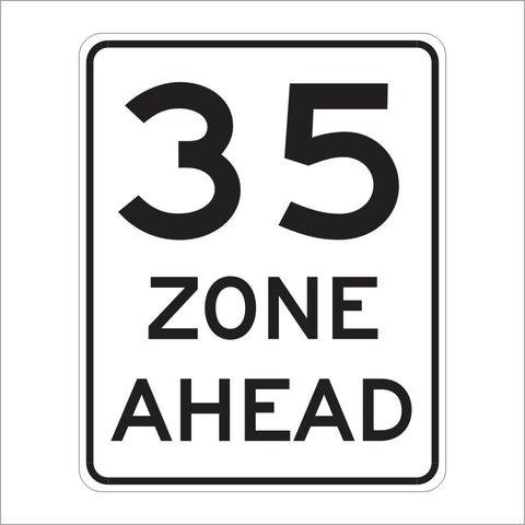 speed zone ahead