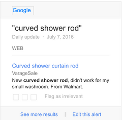 Curved shower rod for sale on Craigslist