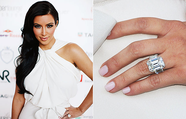kim kardashian emerald engagement ring