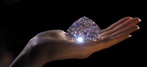 diamant op hand