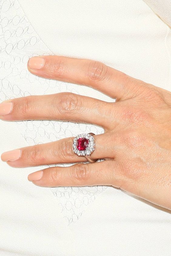 2016 engagement ring Eva Longoria