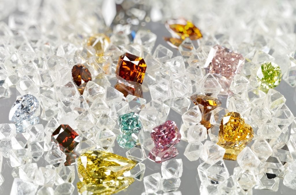 colored diamonds