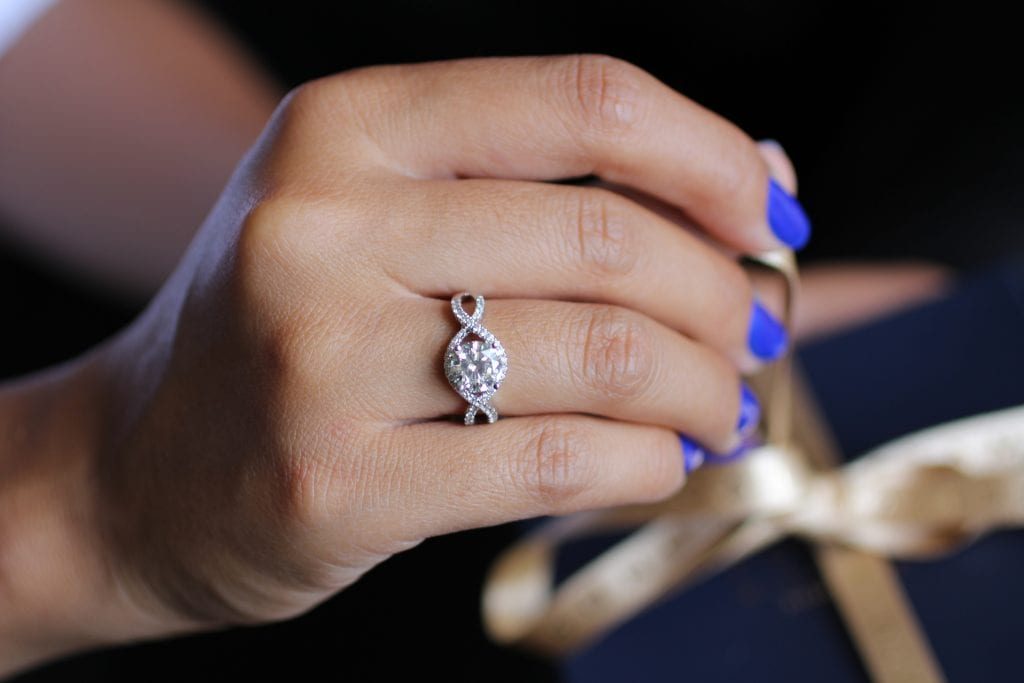 custom designed diamond ring