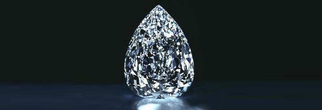 cullinan diamond on black background