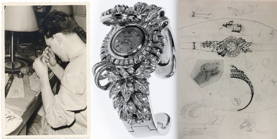 triptych diamond watch from Royal Coster and Steltman