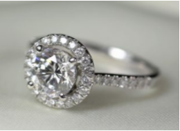 diamond ring, engagement, jewelry, diamond, white gold