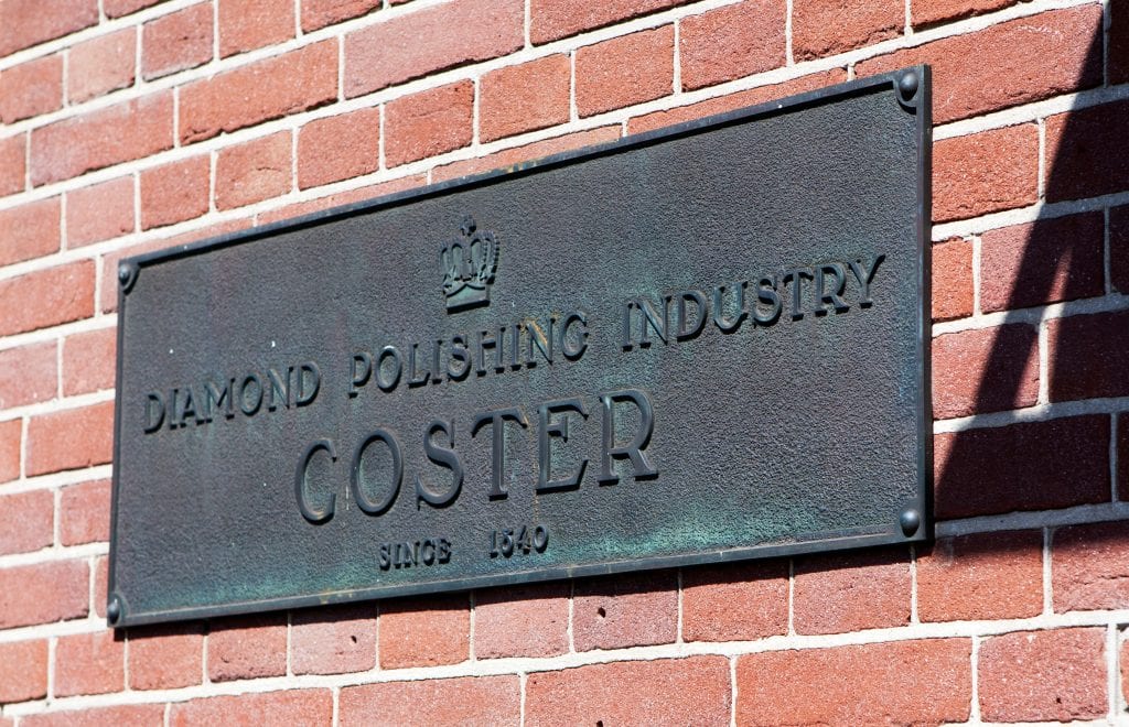 plaque from 1840 coster diamonds