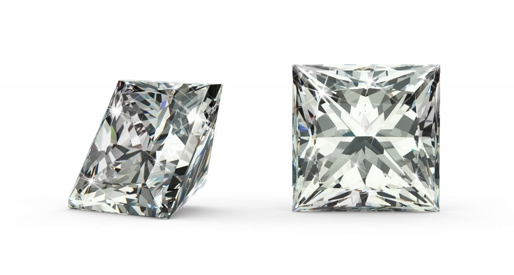 princess cut diamonds