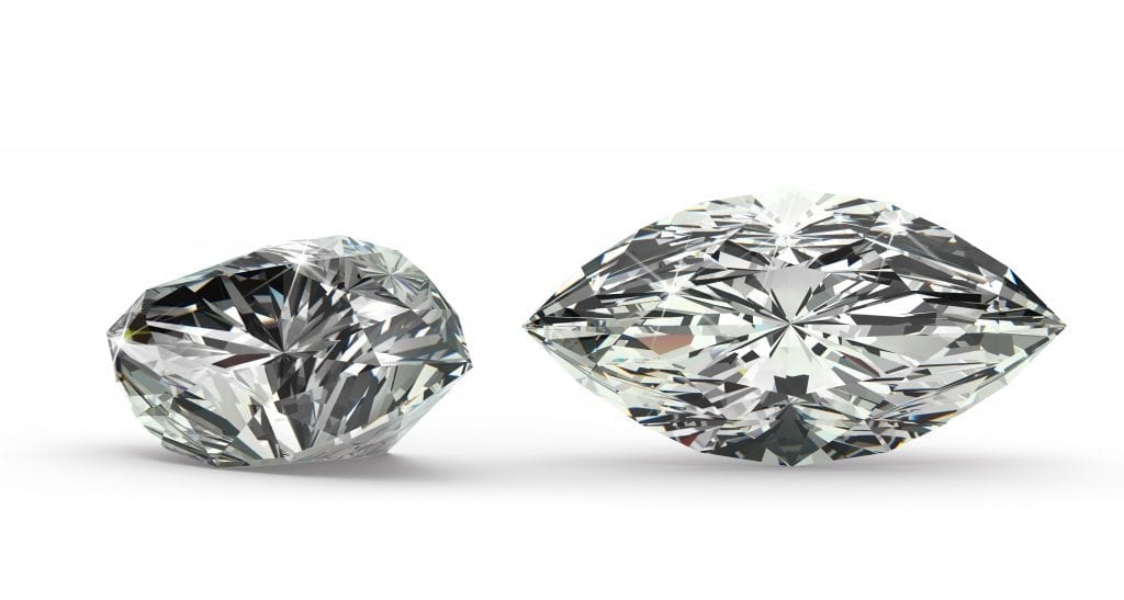 marquise cut diamonds