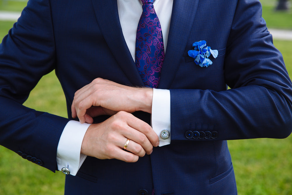 diamond cufflinks