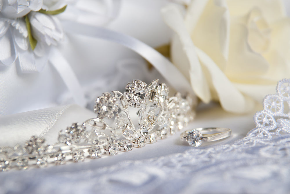 tiara and a ring