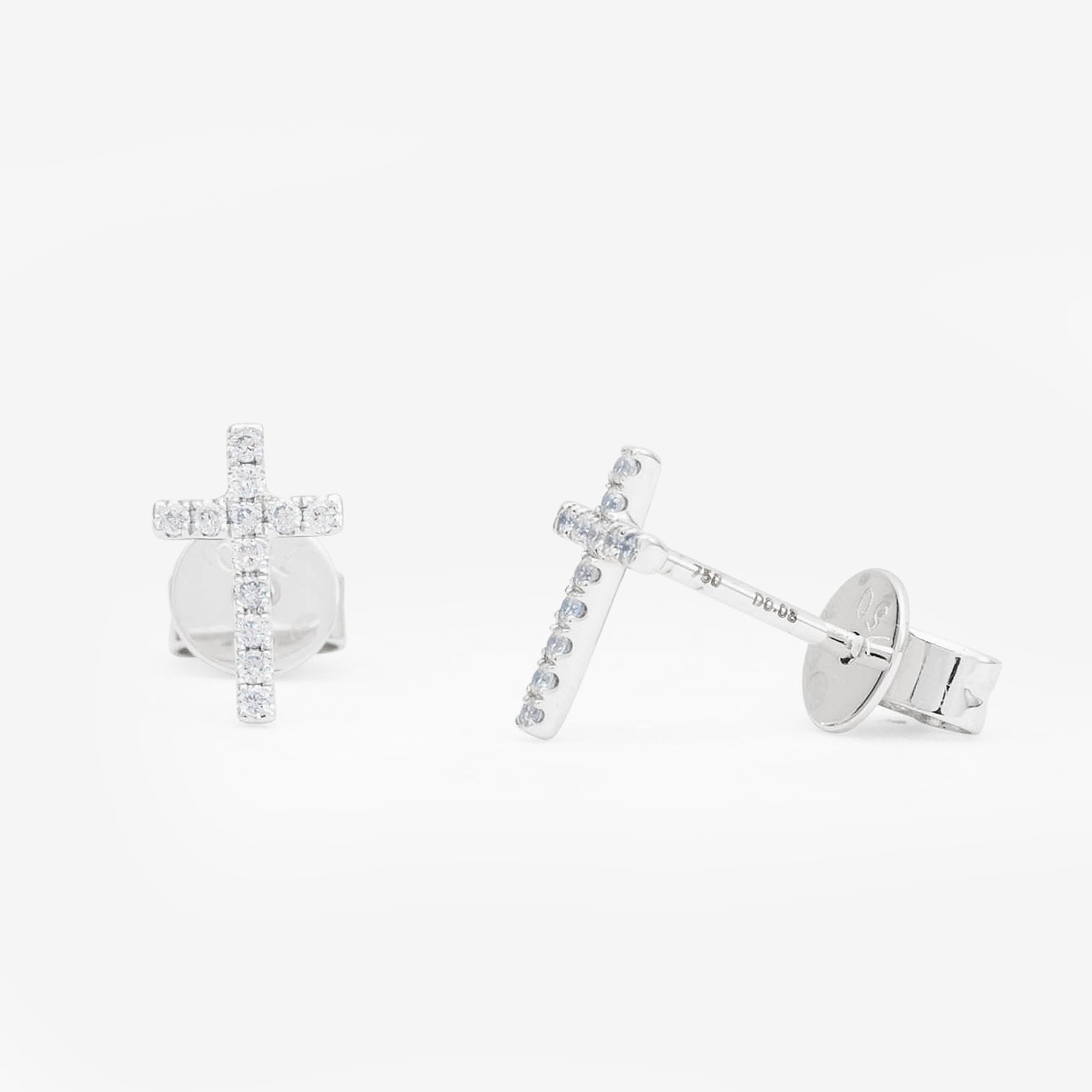 Cross Earrings - Royal Coster Diamonds