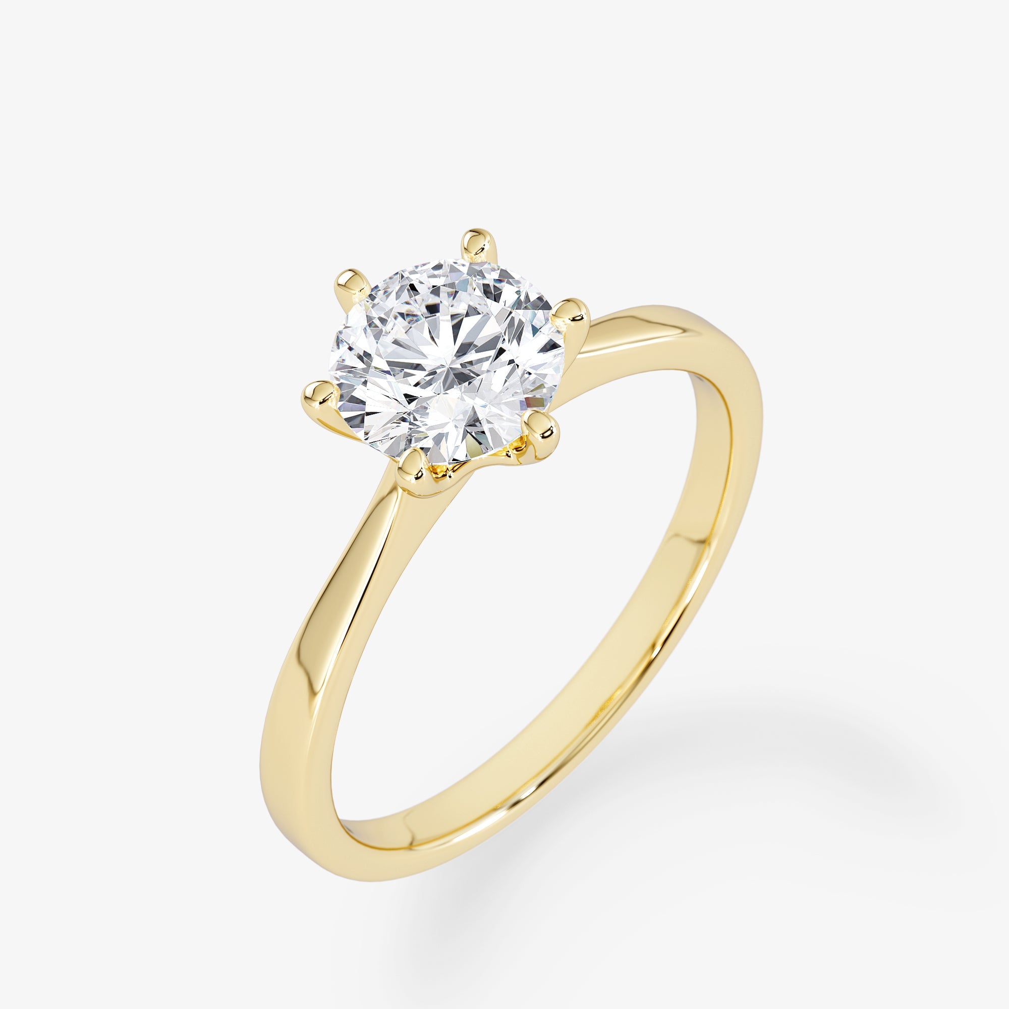 Royal Coster Diamonds 0.70 Carat Brilliant Cut Diamond 18K Gold Ring - Royal Coster Diamonds