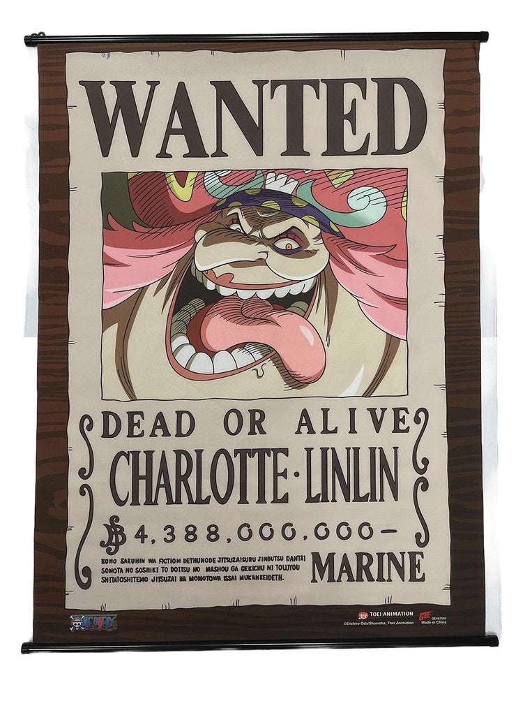 One Piece - Wanted Posters Bepo Wall Scroll 31 inchw x 43 inchh