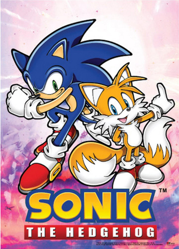 Sonic Classic - Sonic & Tails Hi-End Wall Scroll 31W x 43H