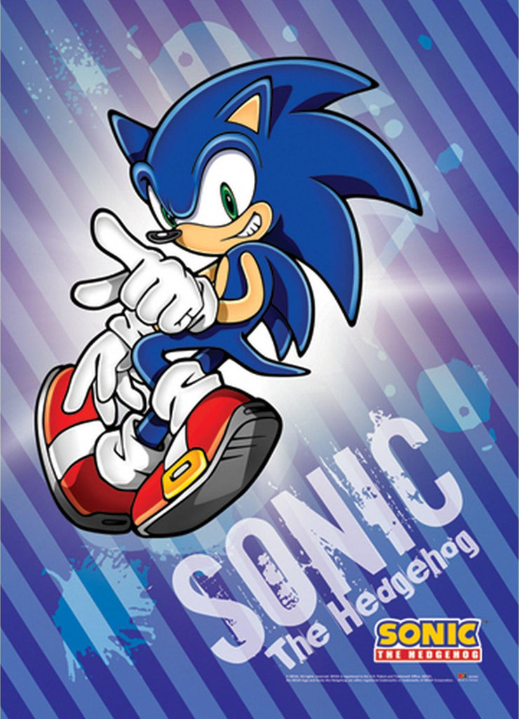 Sonic Classic - Sonic & Tails Hi-End Wall Scroll 31W x 43H
