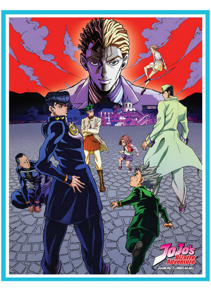 Great Eastern Entertainment JoJo S3 - Jotaro & Star Platinum Sublimation  Throw Blanket