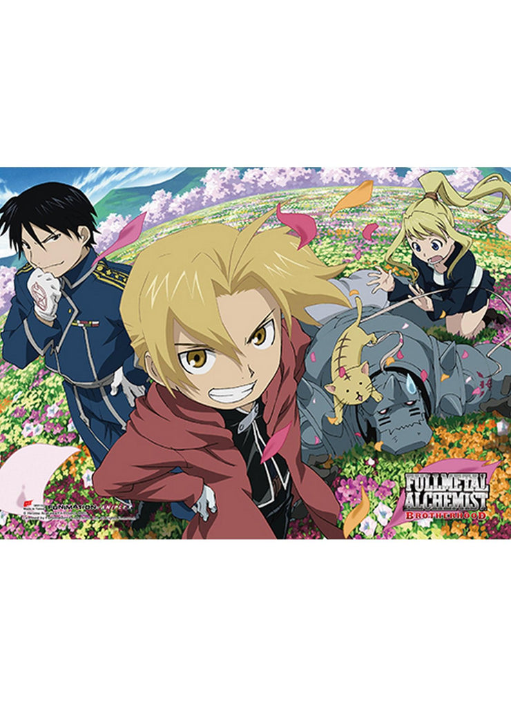 Full Metal Alchemist Brotherhood Anime Cloth Wall Scroll Poster GE