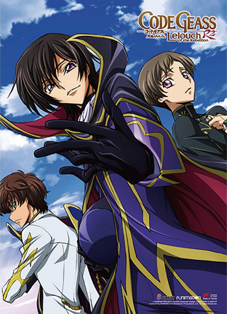 Code Geass Lelouch of the Rebellion Wall Scroll B: Lelouch & C.C.