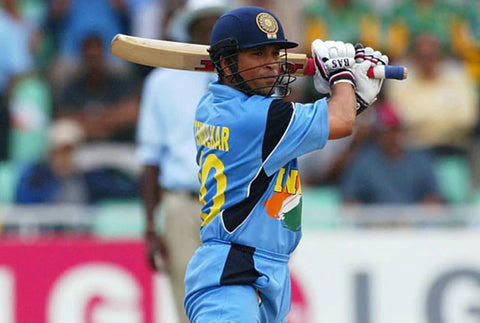 Sachin Tendulkar batting at Cricket World Cup 2003