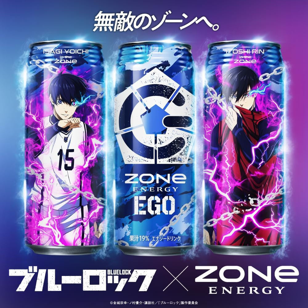 ZONe EGO Energy Drink Blue Lock (500ml)