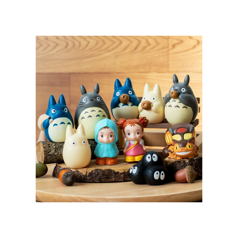 Nibariki My Neighbor Totoro Figurine Studio Ghibli Toy Bunny Rabbit 2.5”  Plastic
