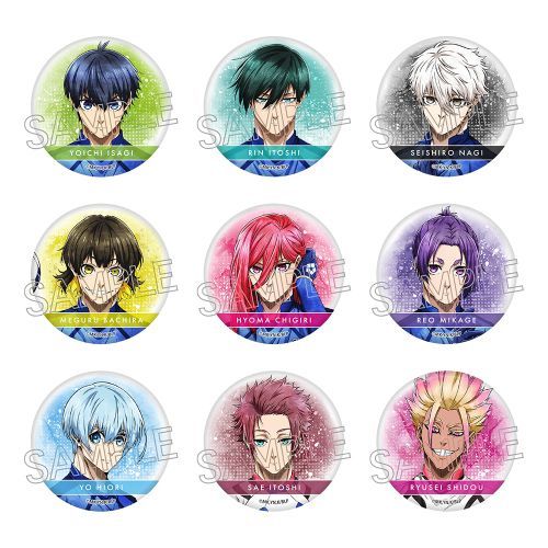 Blue Lock Wet Color Series Vol.4 Can Badge Box (pre-order)--0