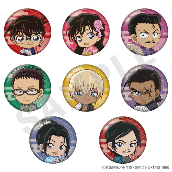 "Detective Conan" Trading Mini Character Tin Badge 8Pack BOX (pre-order)--0