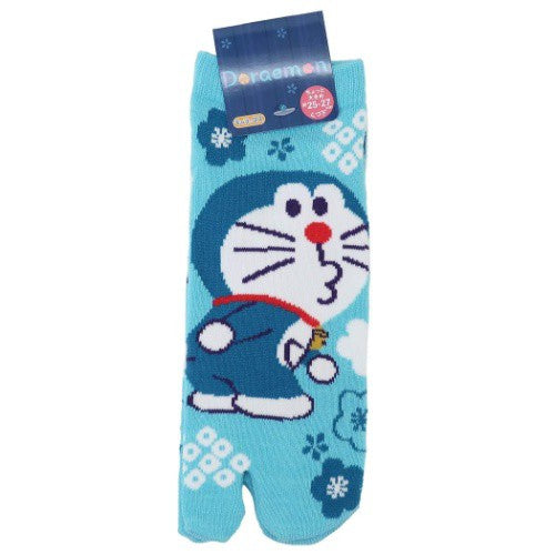 Doraemon Tabi Socks - Blue - S--0