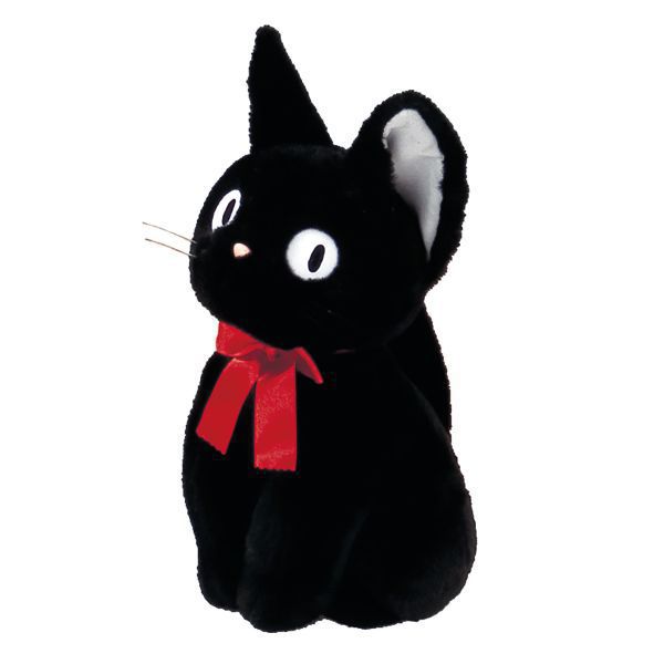 Black cat Jiji Plush Doll (sitting) L--0