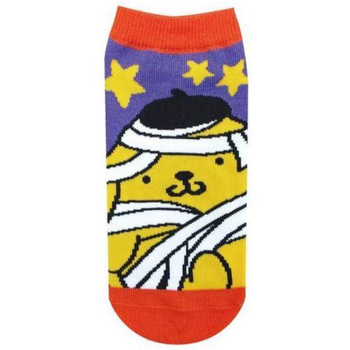 Sanrio - Halloween Socks PomPomPurin Mummy--0