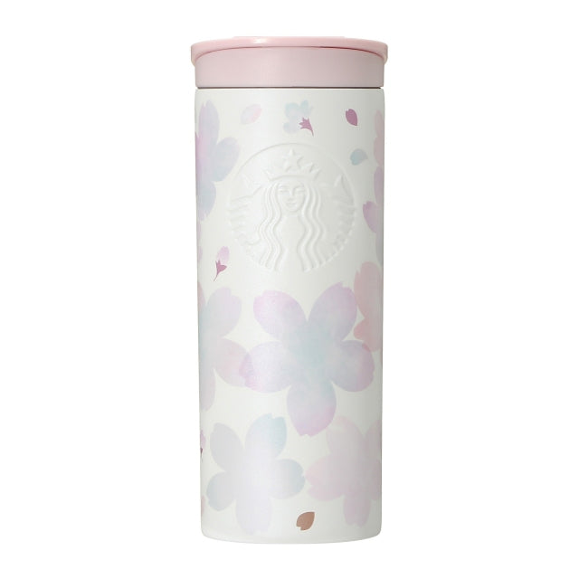 Starbucks Sakura 2021 - Stainless Bottle White Breath 355ml--0
