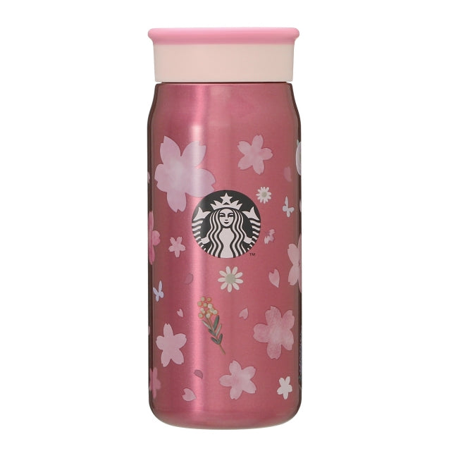 Starbucks Sakura 2021 - Mini Bouteille Inox Spring Bloom 355ml--0