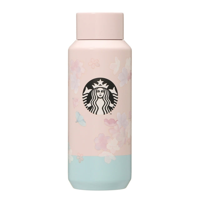 Starbucks Sakura 2021 - Stainless Bottle Color Blocking 355ml--0