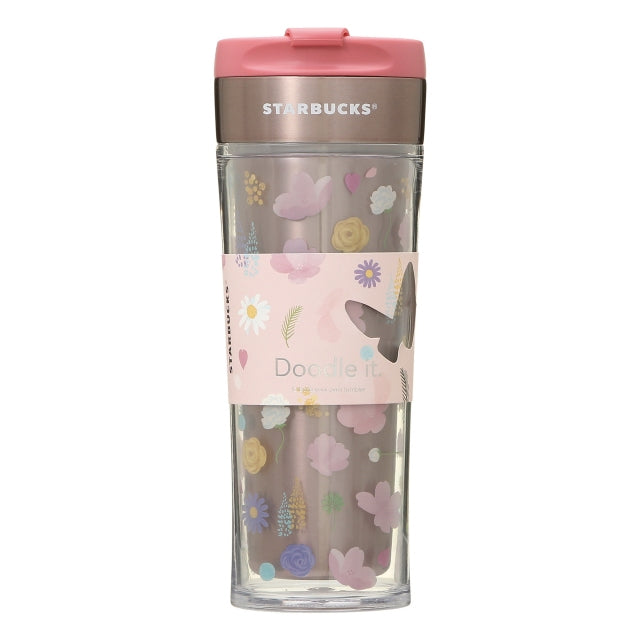 Starbucks Sakura 2021 - Stainless Create Your Tumbler Spring Bloom 473ml--0