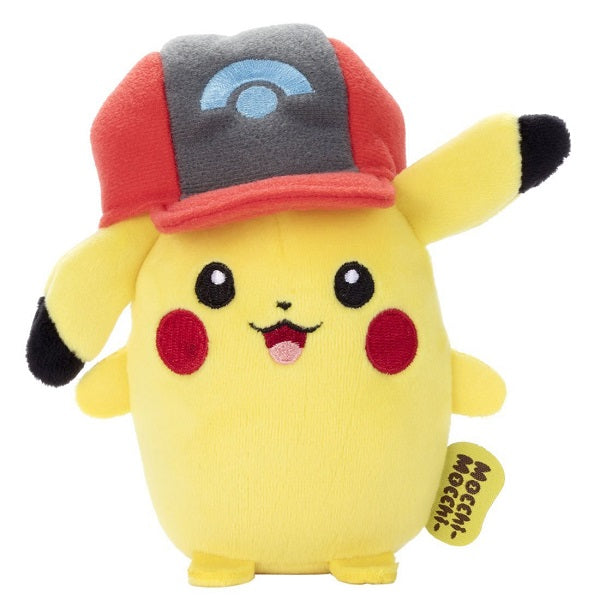 Pokémon Mocchi Mocchi Mini Peluche Pikachu (Casquette de Sinnoh)--0