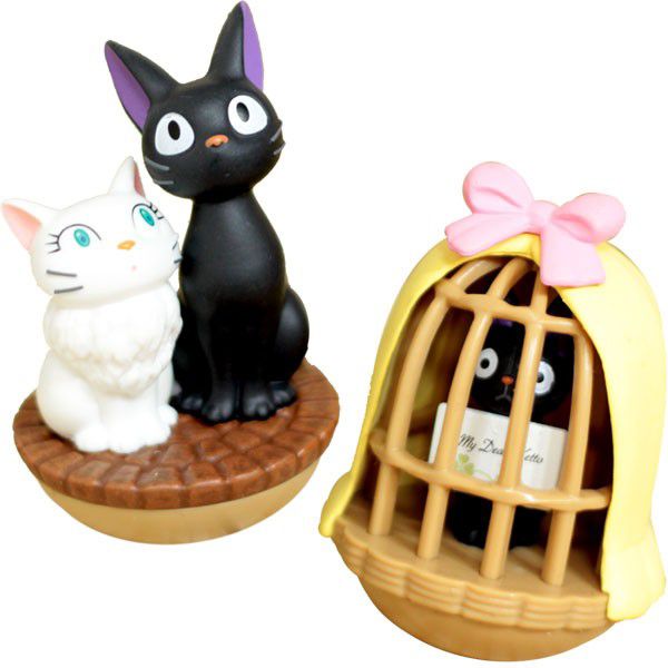 Kiki's Delivery Service Yura Yura Roly-poly Figures Jiji--0