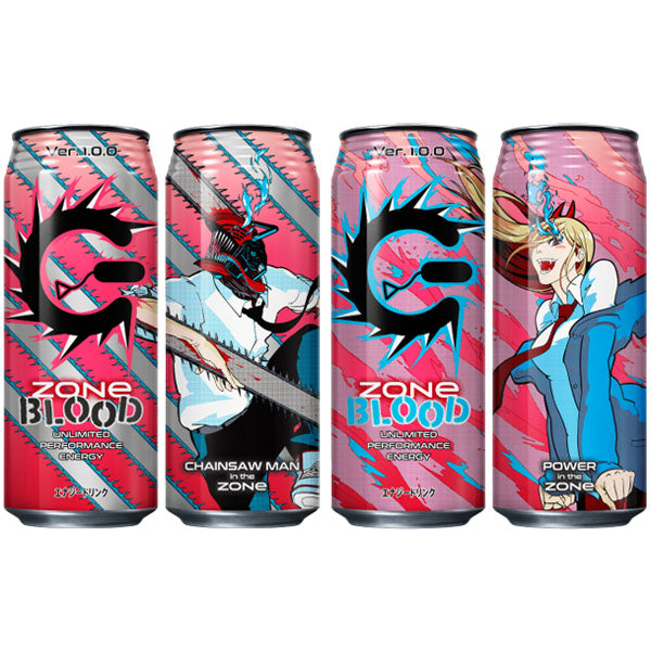 ZONe BLOOD Energy Drink Ver.1.0.0 Chainsaw Man (500ml)--0