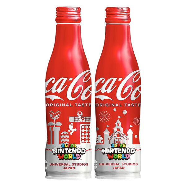 Coca Cola x Super Nintendo World Japan Slim Bottle (250ml)--0