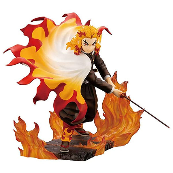 ARTFX J Demon Slayer: Kimetsu no Yaiba Kyojuro Rengoku 1/8 Complete Figurine--0