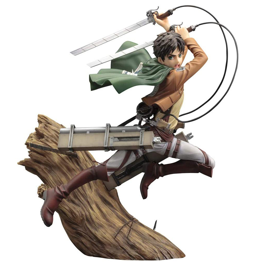 ARTFX J Attack on Titan Eren Yaeger 1/8 Complete Figurine--0