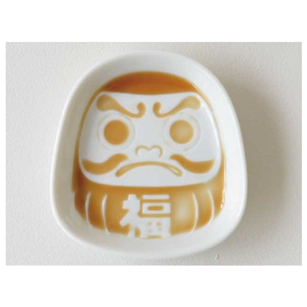 Daruma Soy Sauce Dish - Red--1