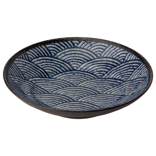 Shallow Plate - Seigaiha Pattern--0