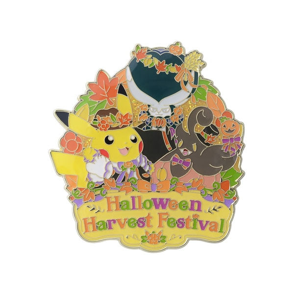 Pins Logo "Pokémon Halloween Harvest Festival"--0